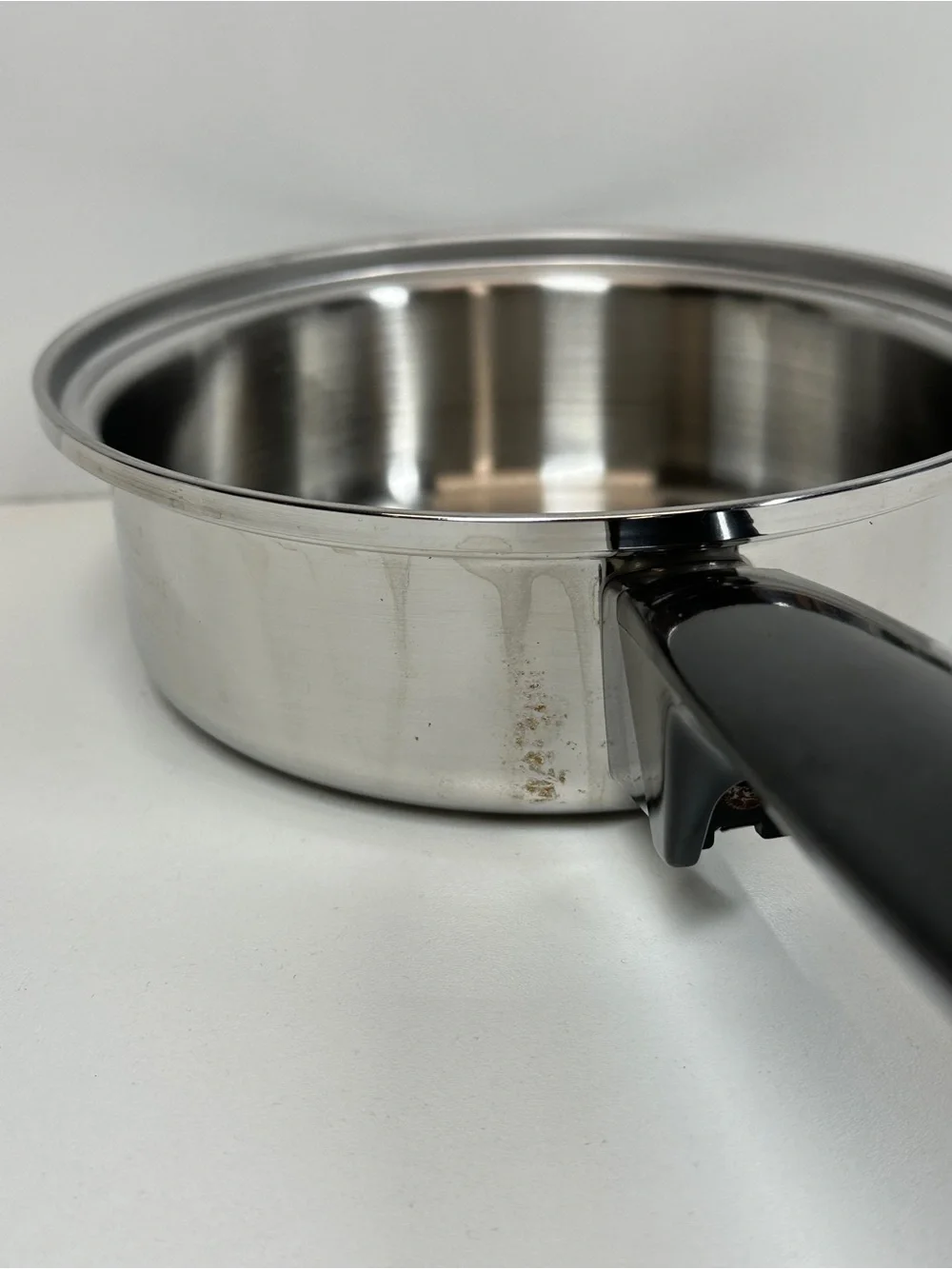 Vintage Duncan Hines Stainless Steel Cookware Pot 6 3/4” 3 Ply 18-8 Regal Ware